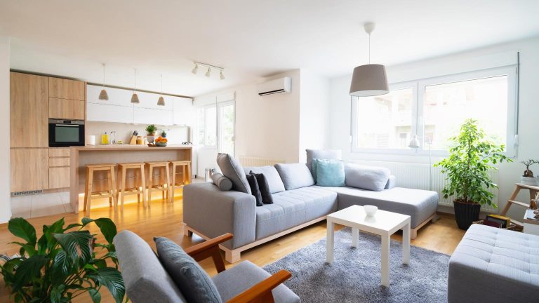 property management ensuring proper property care and maintenance in an empty holiday home interior