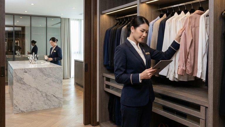 What is a premium housekeeper and how do they differ from standard services?