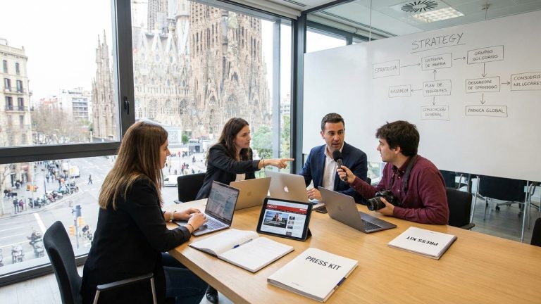 What is a public relations agency in Barcelona and how does it work?