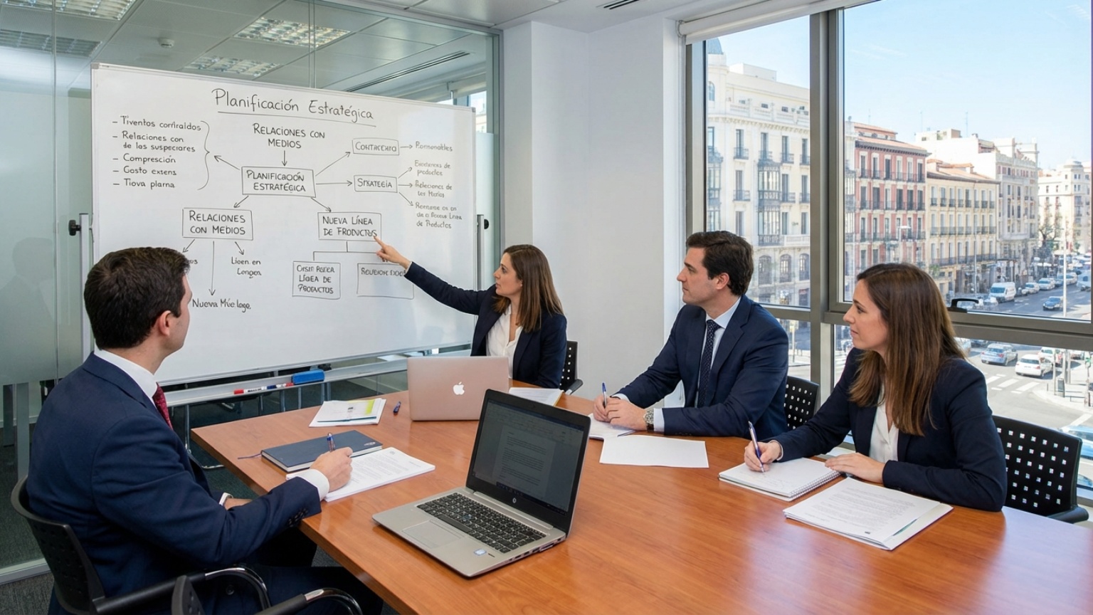 What is the role of communication consulting services in Spain?