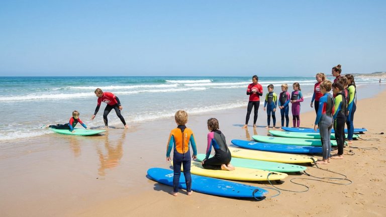 What are surf camps for kids and how do they benefit young learners?