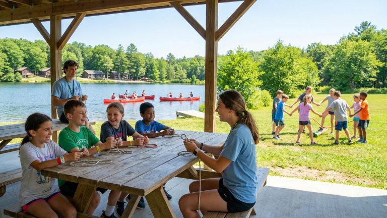 What is a summer camp experience for children?