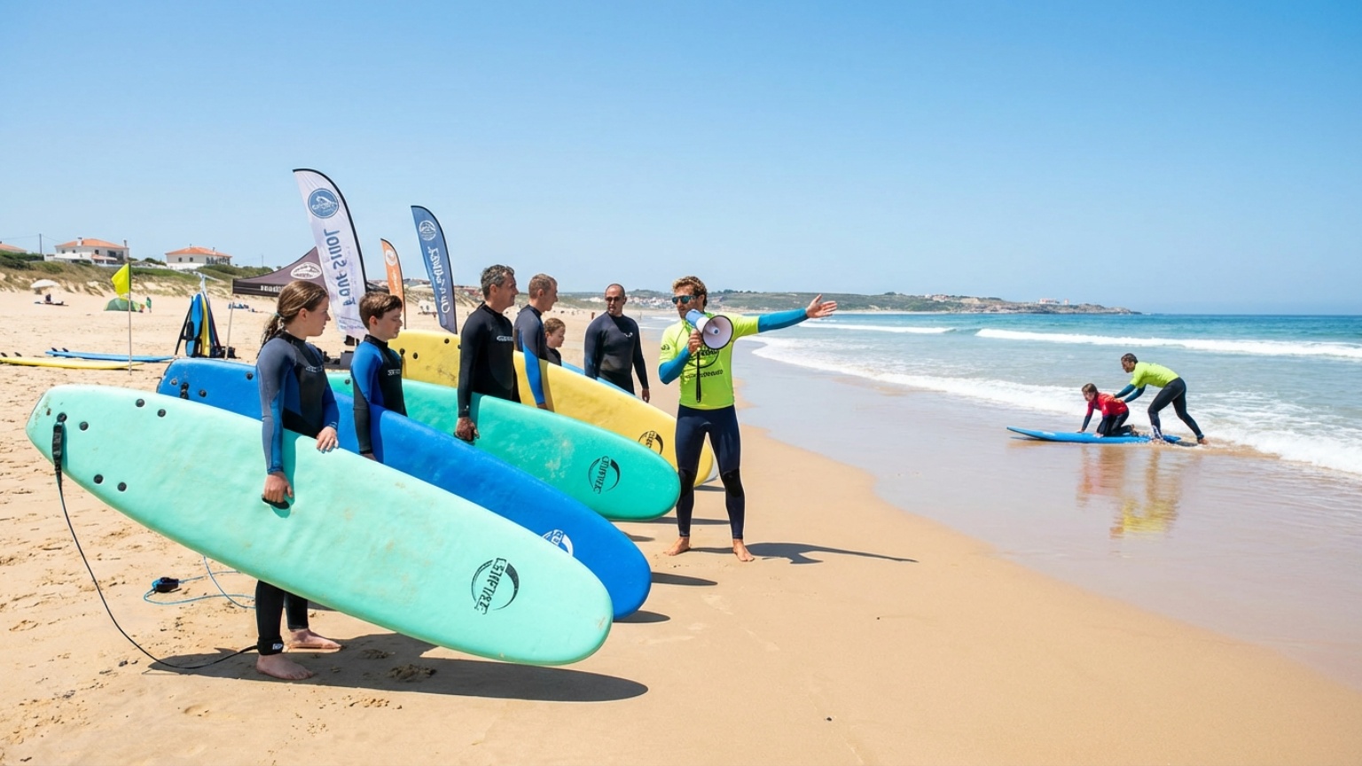 What is a surf school and what should beginners expect?