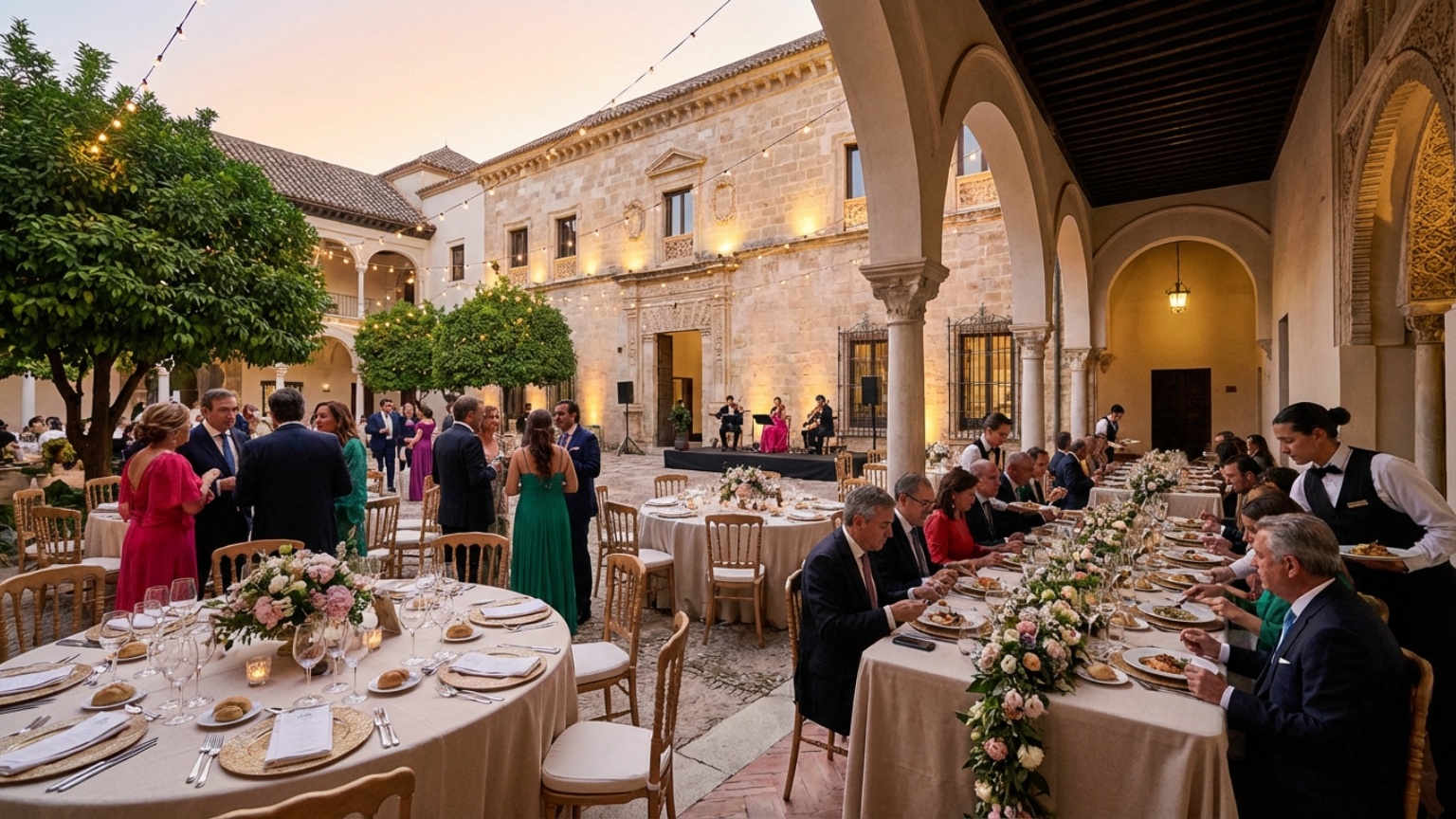 What defines luxury events in Spain?