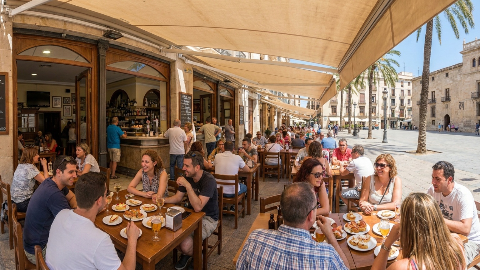 What defines a bar in Alicante for visitors?