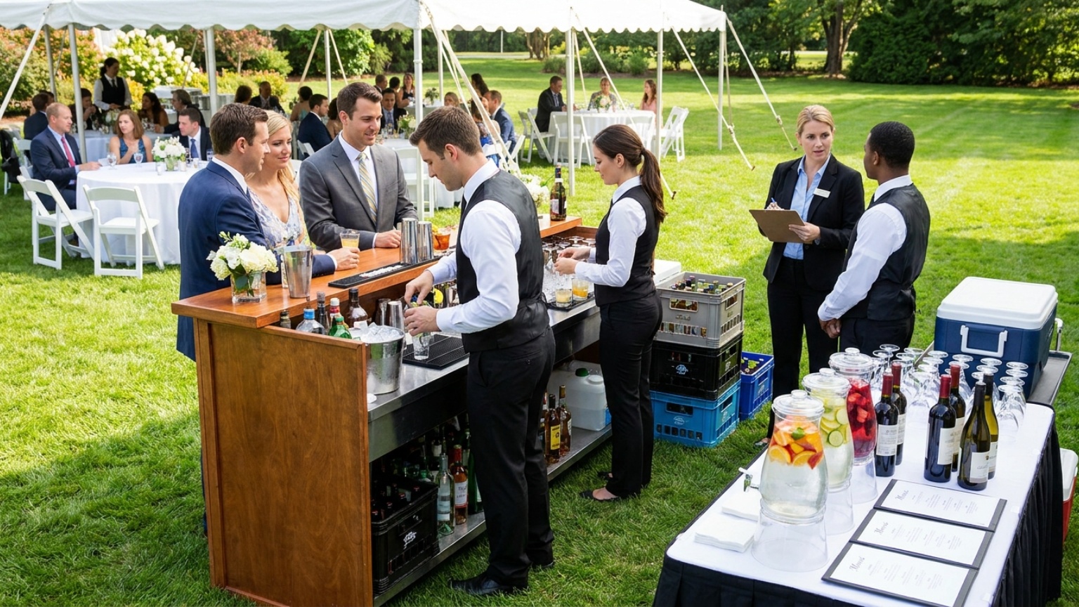 Cómo elegir servicio de bebidas para eventos?